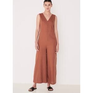 Assembly Label Eisa Wide Leg Jumpsuit – Terracotta Brown – Size 10